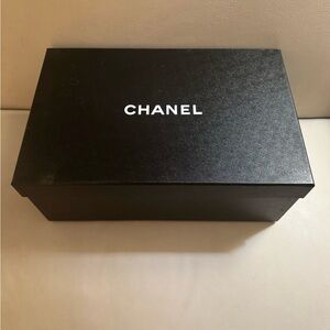 Chanel Classic Black Shoe Storage Box